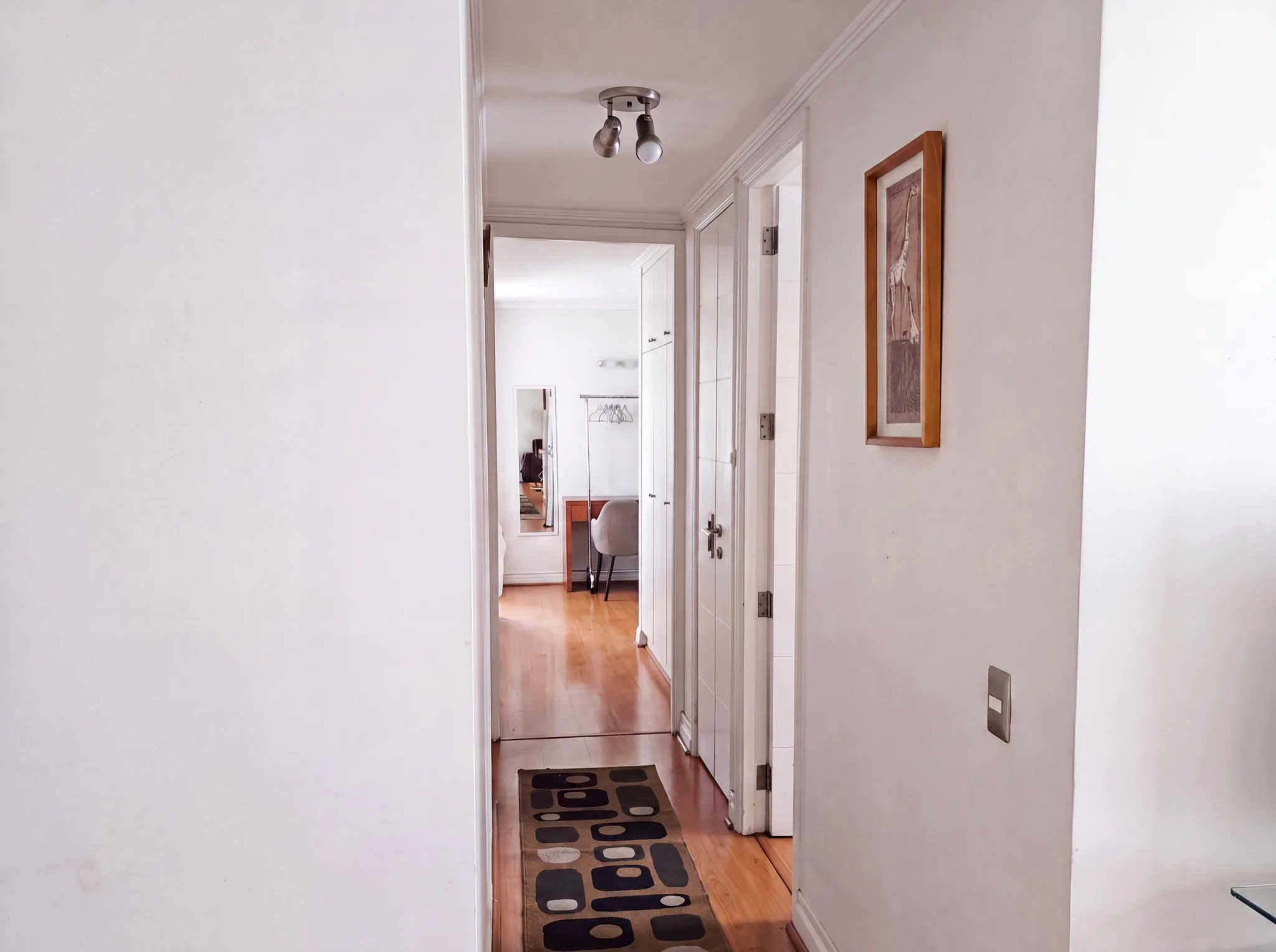 Pasillo del departamento en Antonio Varas, Providencia